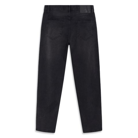 Quần Jeans Slim-fit Black Contrasting Rivets
