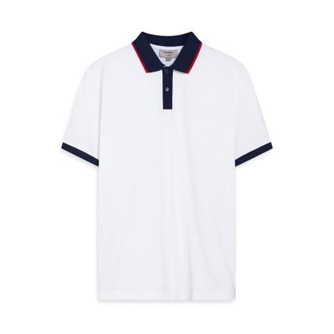 Áo Polo Stripe Collar With Logo