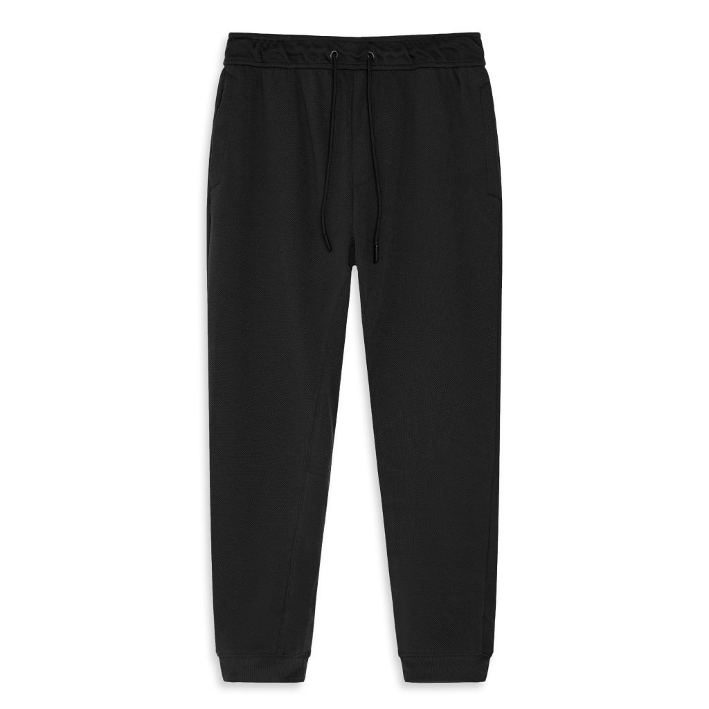 Quần Jogger Pique Nam Basic Form Regular