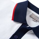 Áo Polo Nam Trơn Phối Viền Cổ Stripe Collar With Logo Form Regular