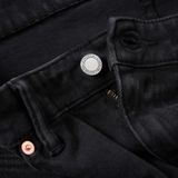 Quần Jeans Slim-fit Black Contrasting Rivets