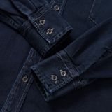 Áo Sơ Mi Denim Nam Tay Dài Dark Blue Form Regular