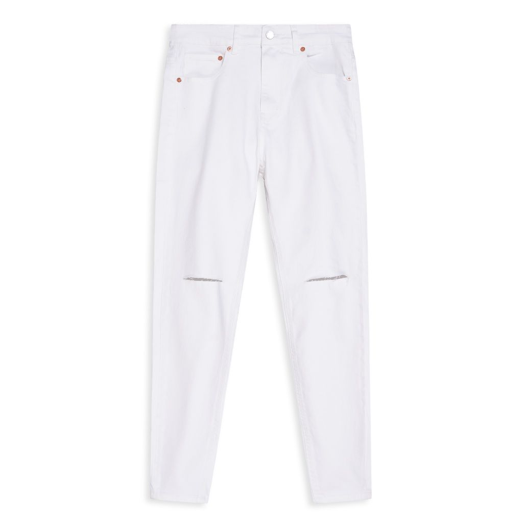 Quần Jeans Skinny Fit All White