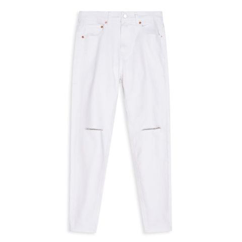 Quần Jeans Skinny Fit All White
