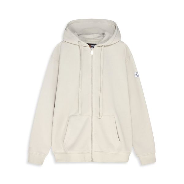 Áo Khoác Nỉ Hooded Casual Sleeve Label