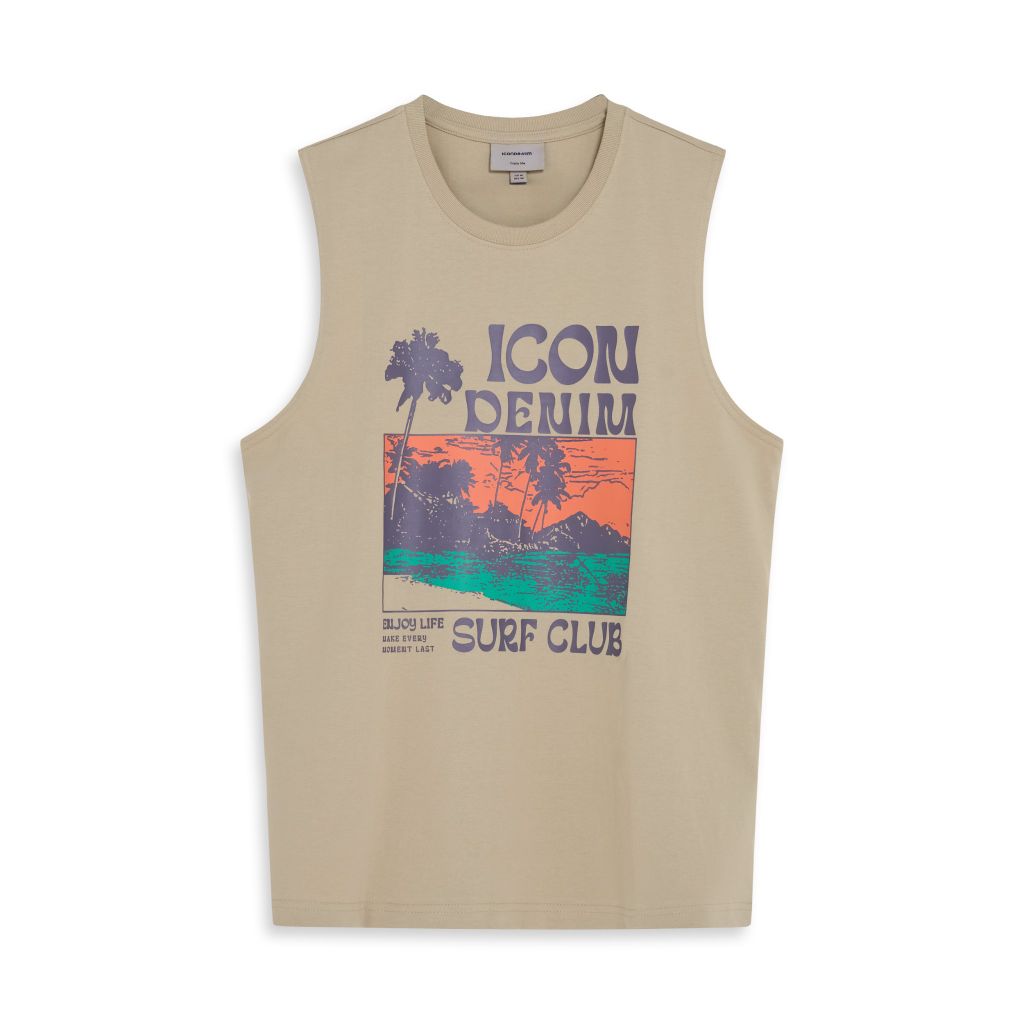 Áo Tanktop Nam Summer Surf Club Graphic