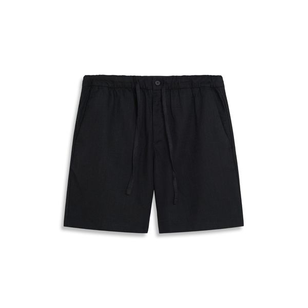 Quần Shorts Linen Regular Fit Mid Length