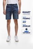 Quần Short Smart Jean Nam Classic Blue Form Smart Fit