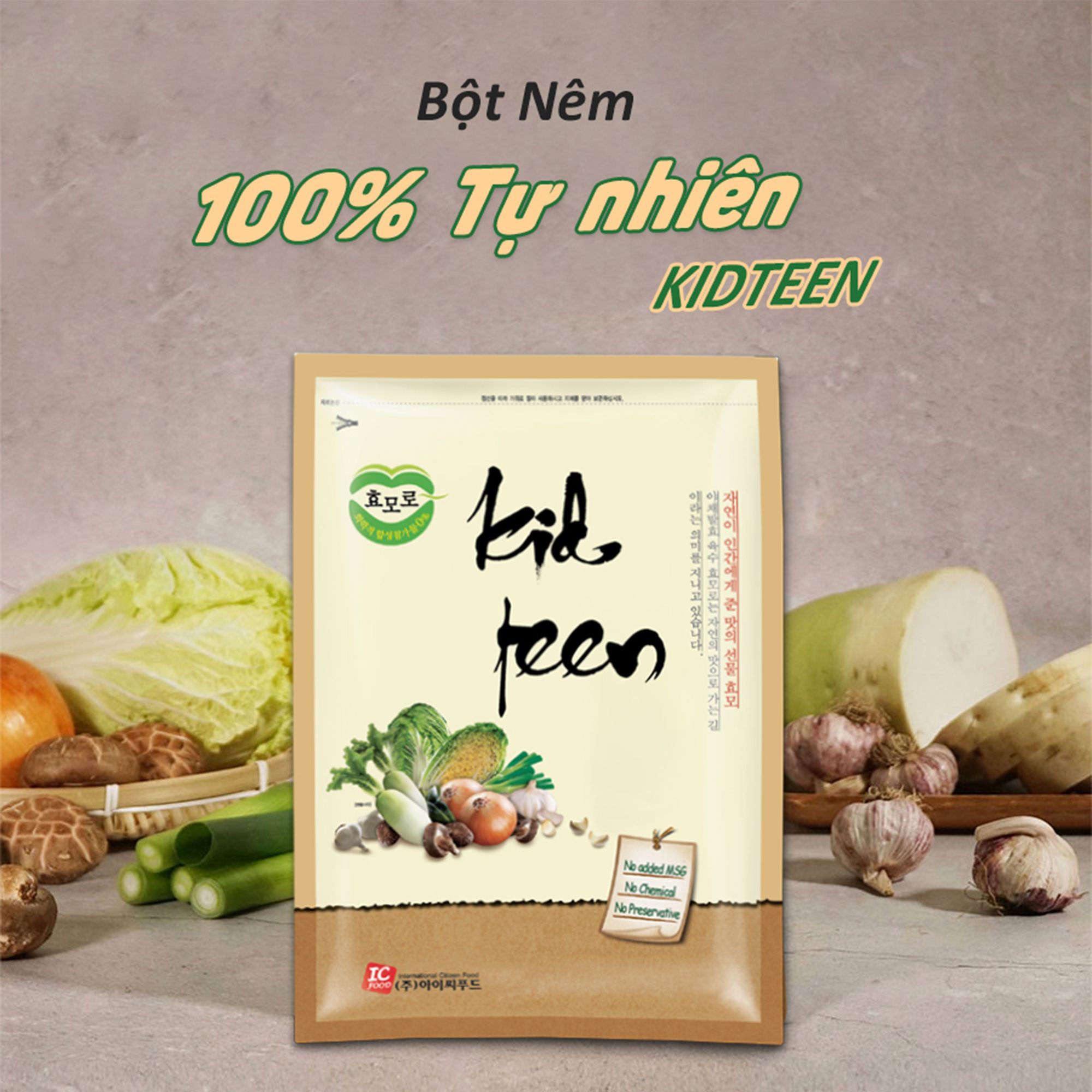  Bột Nêm Tự Nhiên 100% Kidteen 250g 