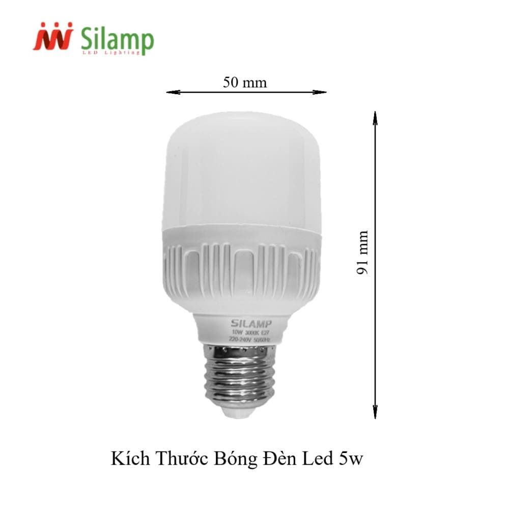  BÓNG ĐÈN LED 5W E27 | BÚP TRỤ LED 5W E27 