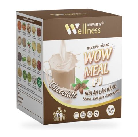  Bữa ăn lành mạnh WOW MEAL F1 CHOCOLATE 