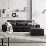 SF305 - GHẾ SOFA DA  4 CHỖ NGỒI