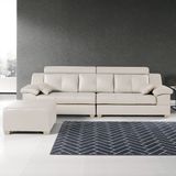 SF301 - GHẾ SOFA DA 4 CHỖ NGỒI