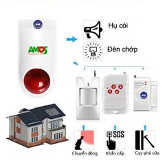 Bộ Báo Động Không Dây AM-SIREN4 AMOS