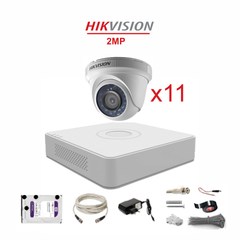 Trọn Gói 11 Camera HD-TVI 2.0Mpx Hikvision