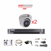 Trọn Gói 2 Camera HD-TVI 5.0Mpx Hikvision
