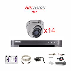 Trọn Gói 14 Camera HD-TVI 5.0Mpx Hikvision
