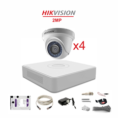 Trọn Gói 4 Camera Full HD 2.0M Hikvision