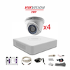 Trọn Gói 4 Camera Full HD 2.0M Hikvision