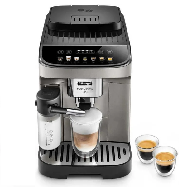  [CHÍNH HÃNG] Máy pha cà phê Delonghi Ecam 290.81.TB Magnifica Evo - Delonghi Ecam290.81.TB Automatic Espresso Machine, Bean to Cup Coffee and Cappuccino Maker 