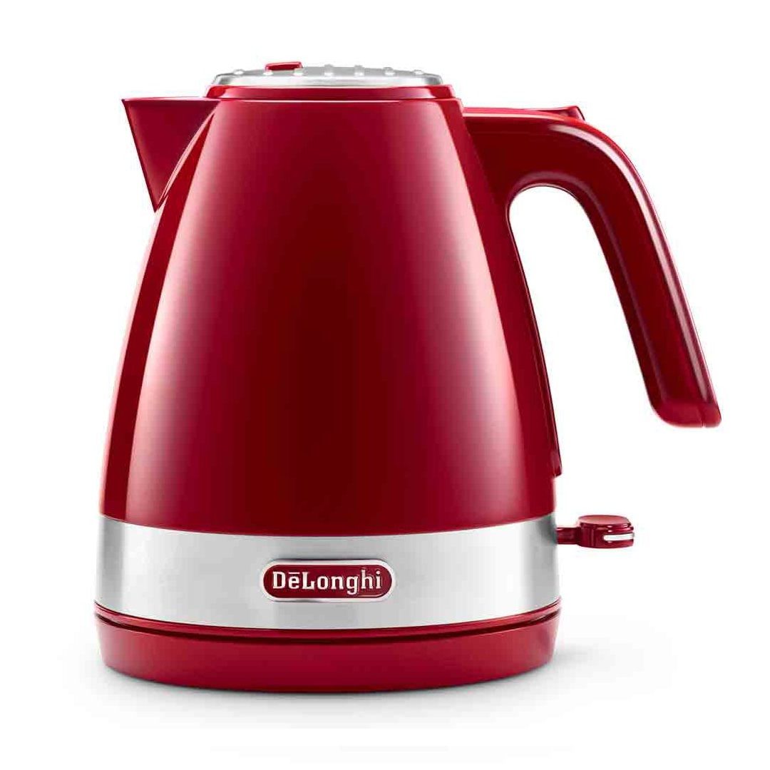 Ấm điện đun nước siêu tốc Delonghi KBLA 2000 W màu trắng - KBLA 2000 R màu đỏ - KBLA 2000 BK màu đen