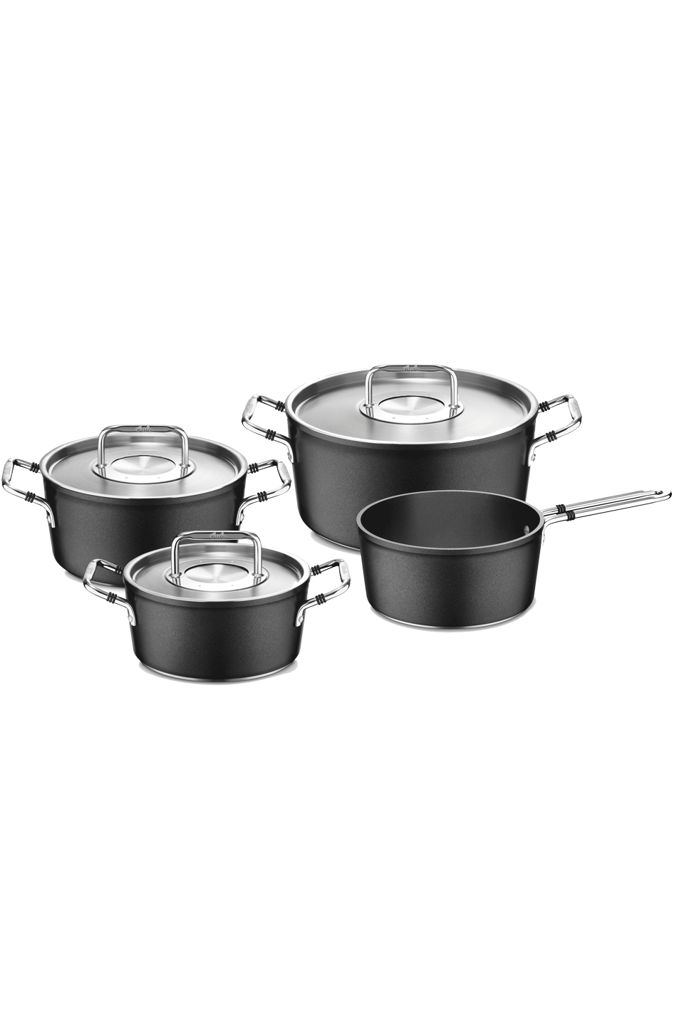 Bộ nồi chống dính cao cấp Fissler Luno 4 món