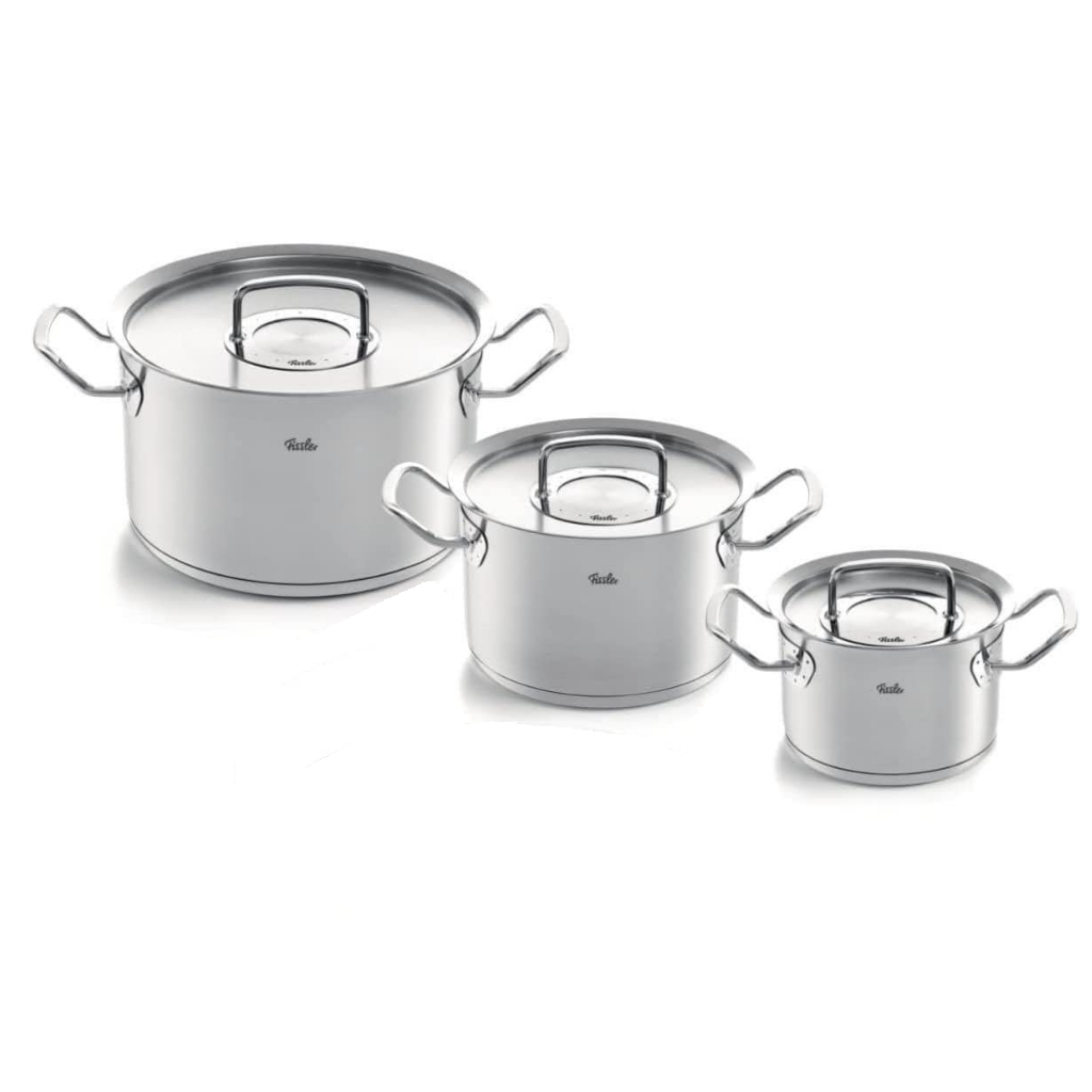  Bộ nồi 3 món Fissler Original Pro OPC2 - Made in Germany - 3 nồi nắp inox 