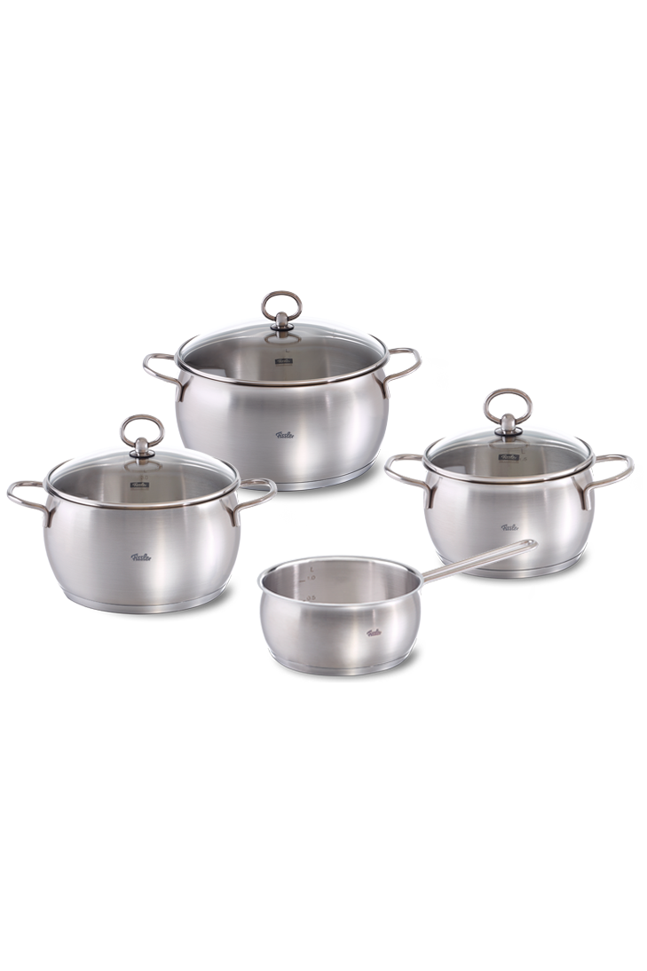 Bộ nồi inox cao cấp Fissler C+S Prestige 4 món