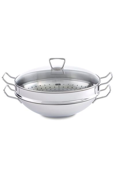  Bộ Nồi lẩu và xửng hấp cao cấp Fissler Nanjing 36cm khuyến mãi hấp dẫn 