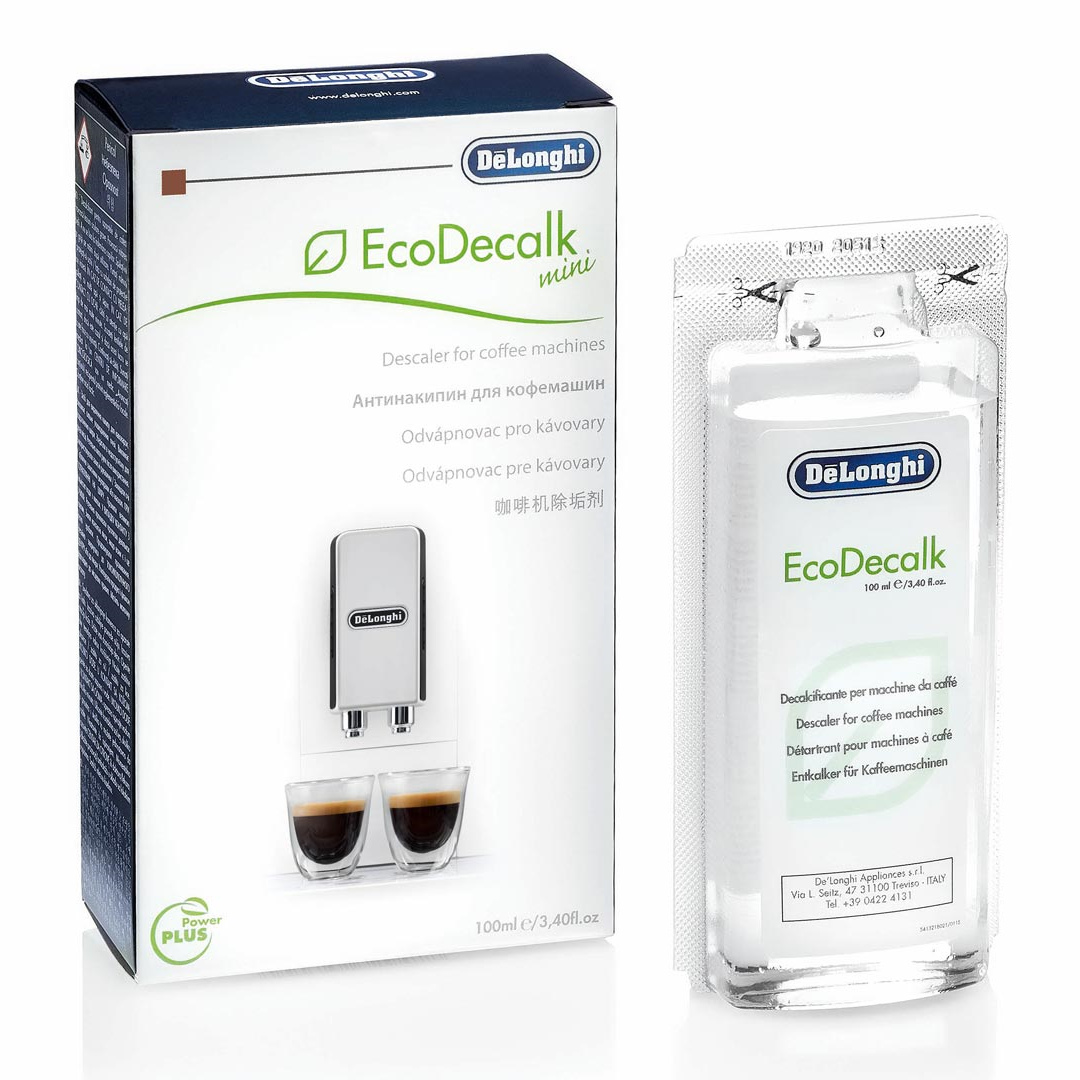Dung dịch vệ sinh máy pha cafe Delonghi Ecodecalk mini 100ml - Descaler Delonghi Eco Decalk - Chai dung dịch tẩy cặn máy pha cà phê Delonghi EcoDecalk 100ml