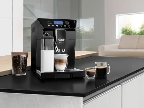  [CHÍNH HÃNG] Máy pha cà phê Delonghi Ecam46.860.B - Coffee Machine Delonghi Eletta Cappuccino Evo ECAM46.860.B 