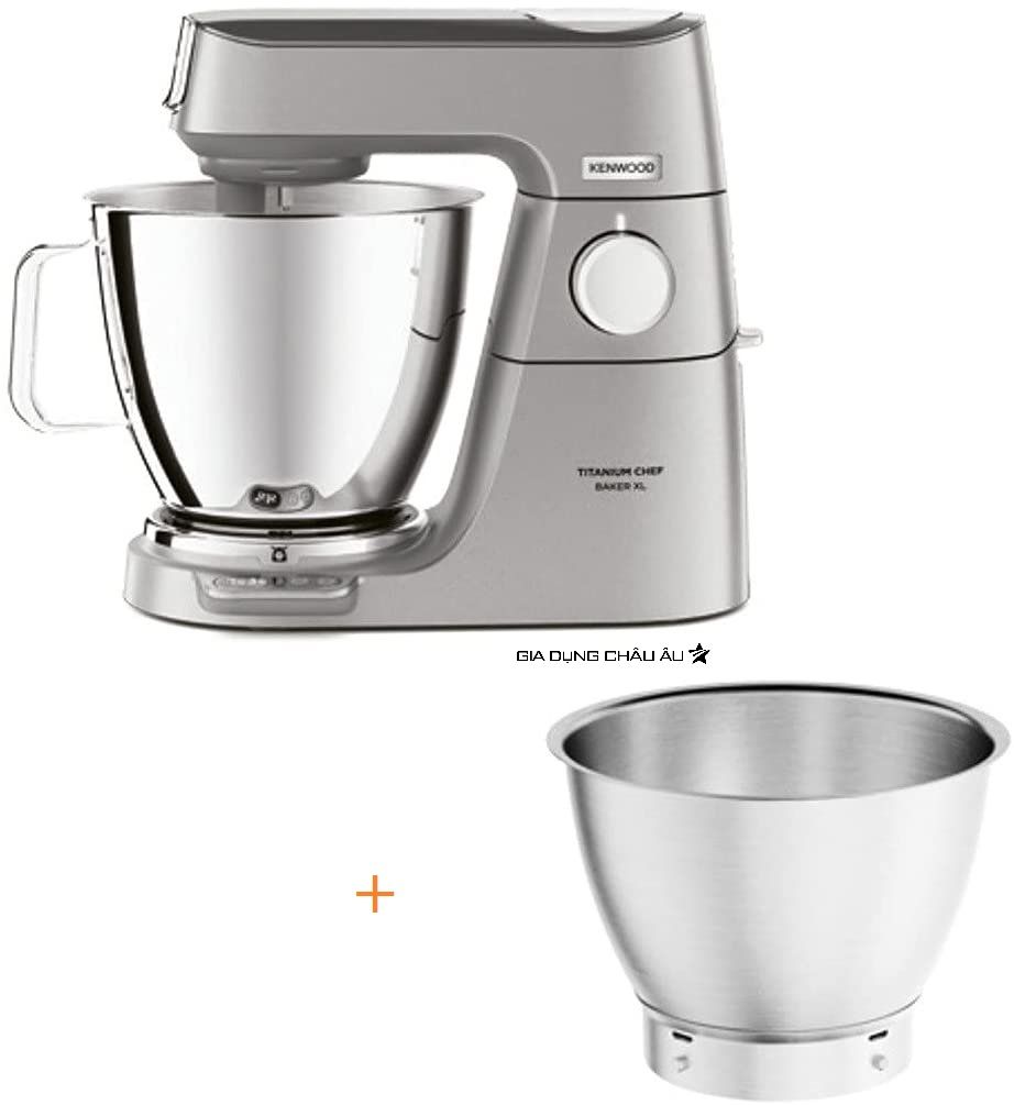 Máy trộn đa năng Kenwood KVL 85.004 SI Titanium Chef Baker XL 1200w kèm tô trộn 5L và 7L