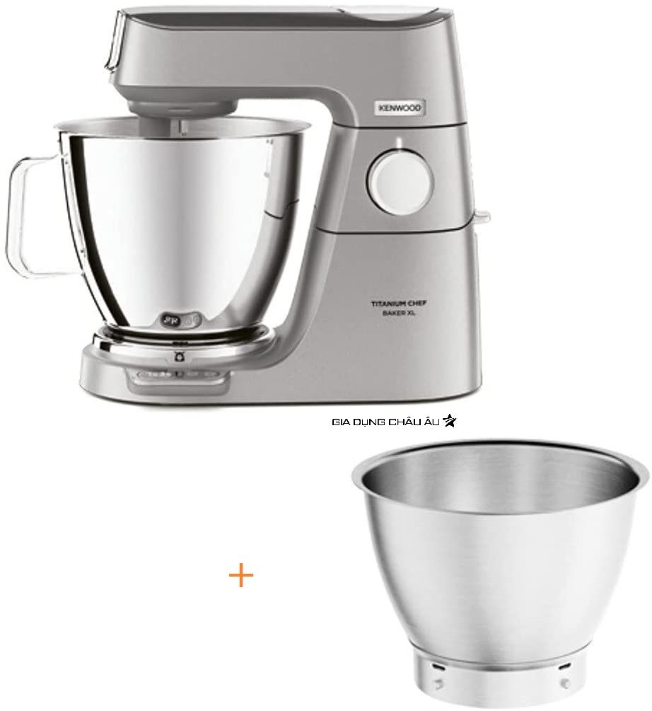  Máy trộn đa năng Kenwood KVL 85.004 SI Titanium Chef Baker XL 1200w kèm tô trộn 5L và 7L 