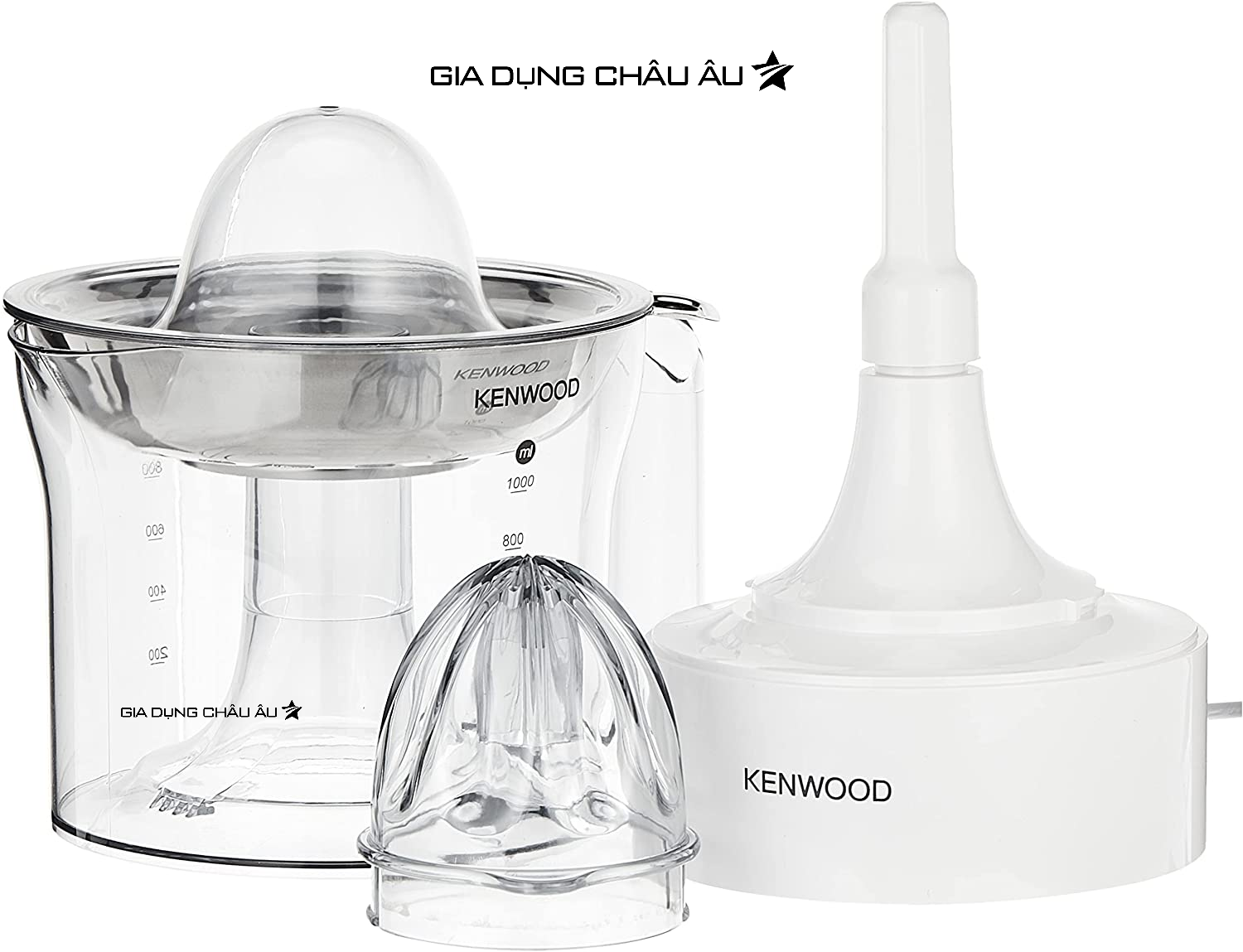 Máy vắt cam Kenwood JE290A - Citrus Juicer JE 290 A công suất 40w dung tích 1L