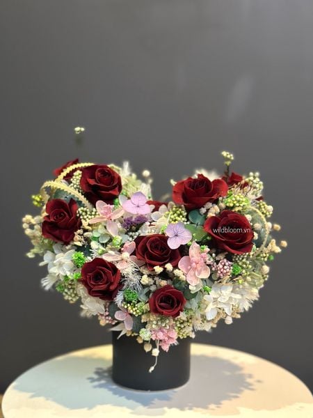 Chậu hoa trái tim – Wild Bloom Concept