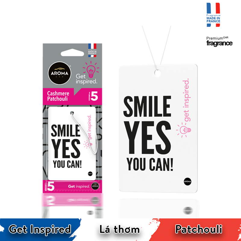 Lá thơm Aroma Car Get Inspired - Cashmere Patchouli/ACGI05