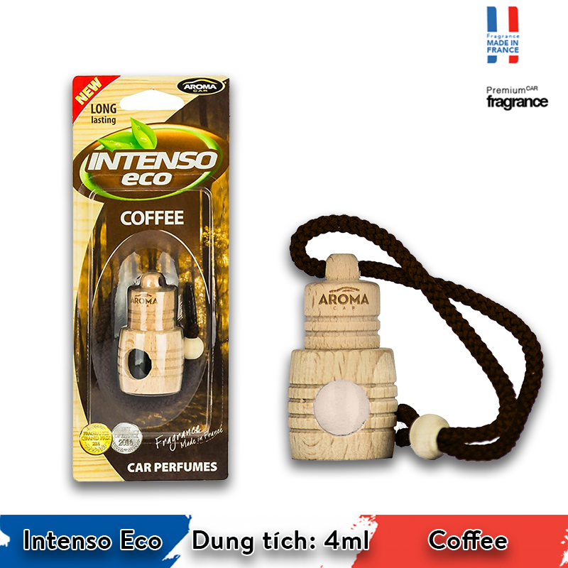 Tinh dầu treo Aroma Car Intenso Eco 4ml - Coffee/ACIE03