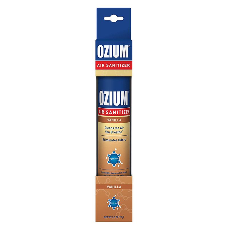 Bình xịt khử mùi Ozium Air Sanitizer Spray 3.5 oz (99g) Vanilla/OZM-23