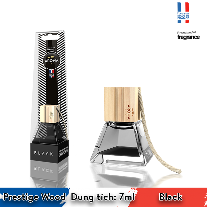 Tinh dầu treo Aroma Car Prestige Wood 7ml - Black/ACPW01