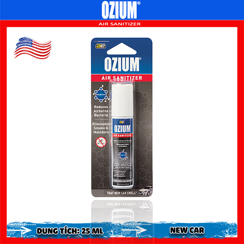 Bình xịt khử mùi Ozium Air Sanitizer Spray 0.8 oz (22.6g) New Car/OZ-22
