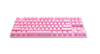 Bàn phím DURGOD Taurus K320 Corona Sweet Pink Limited Edition - LED White (Cherry Silent Red Switch)