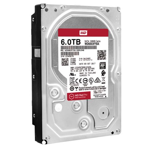 HDD WD RED PRO 6TB 7200RPM 128MB 3.5'' SATA 6GB/S