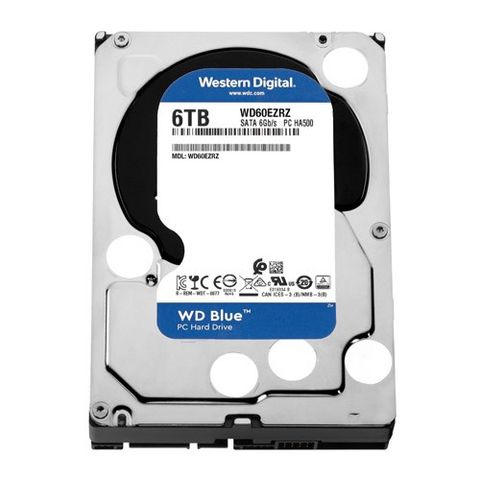 HDD WD BLUE 6TB, 3.5, SATA 3, 64MB CACHE, 5400RPM