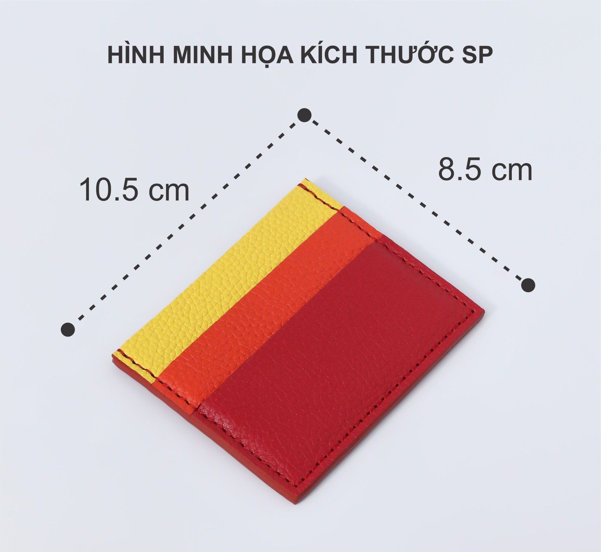 Ví Name Card N12 B184-Chỉ Cam