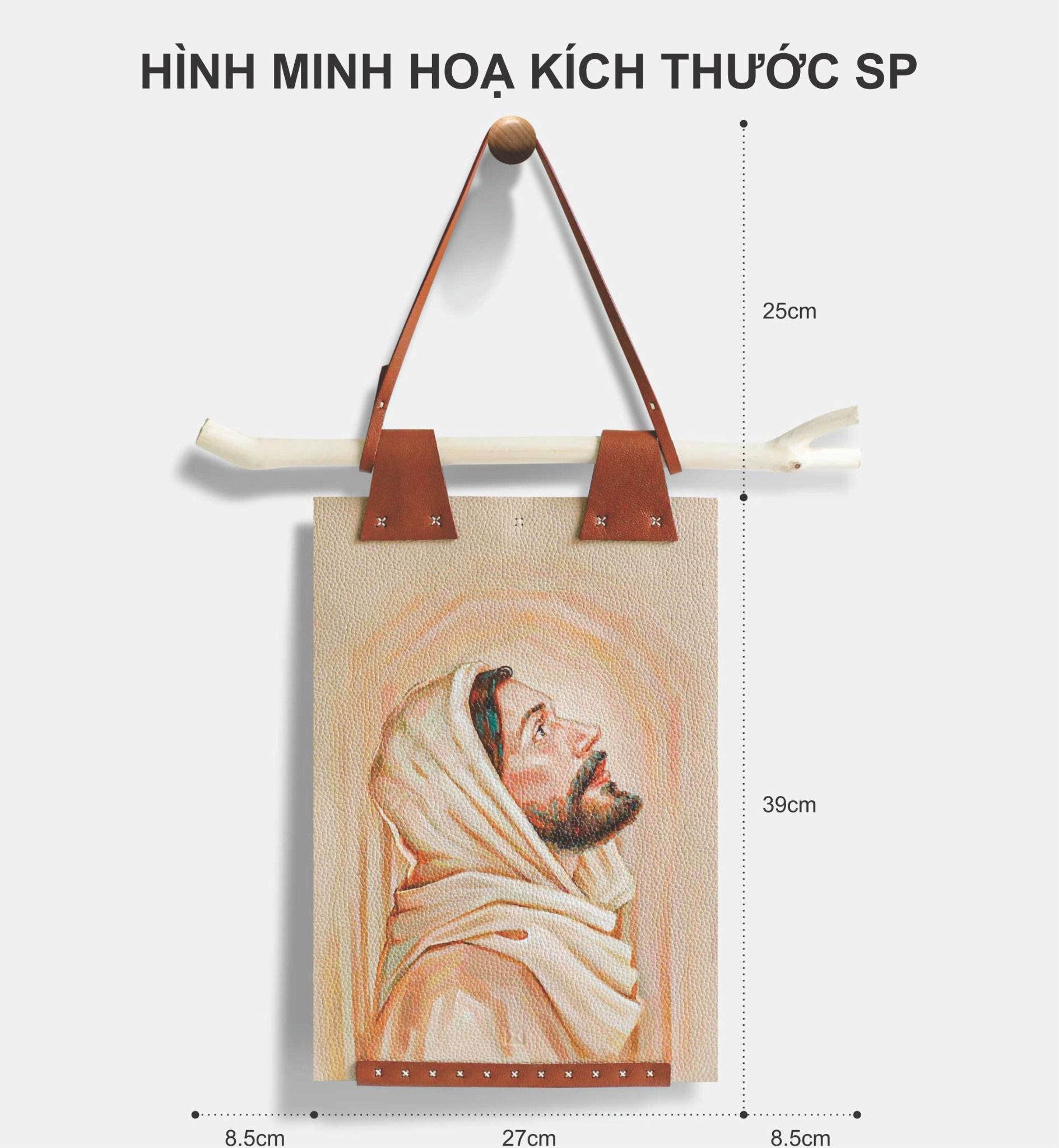 Tranh Da 01 K170-B143 - Làng Muối