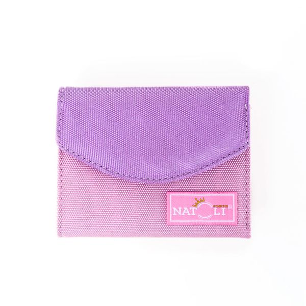 Ví Nữ Mini Màu Tím Hồng  - The Button Wallet