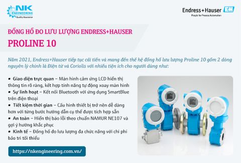 ĐỒNG HỒ LƯU LƯỢNG ENDRESS+HAUSER MỚI NHẤT NĂM 2021