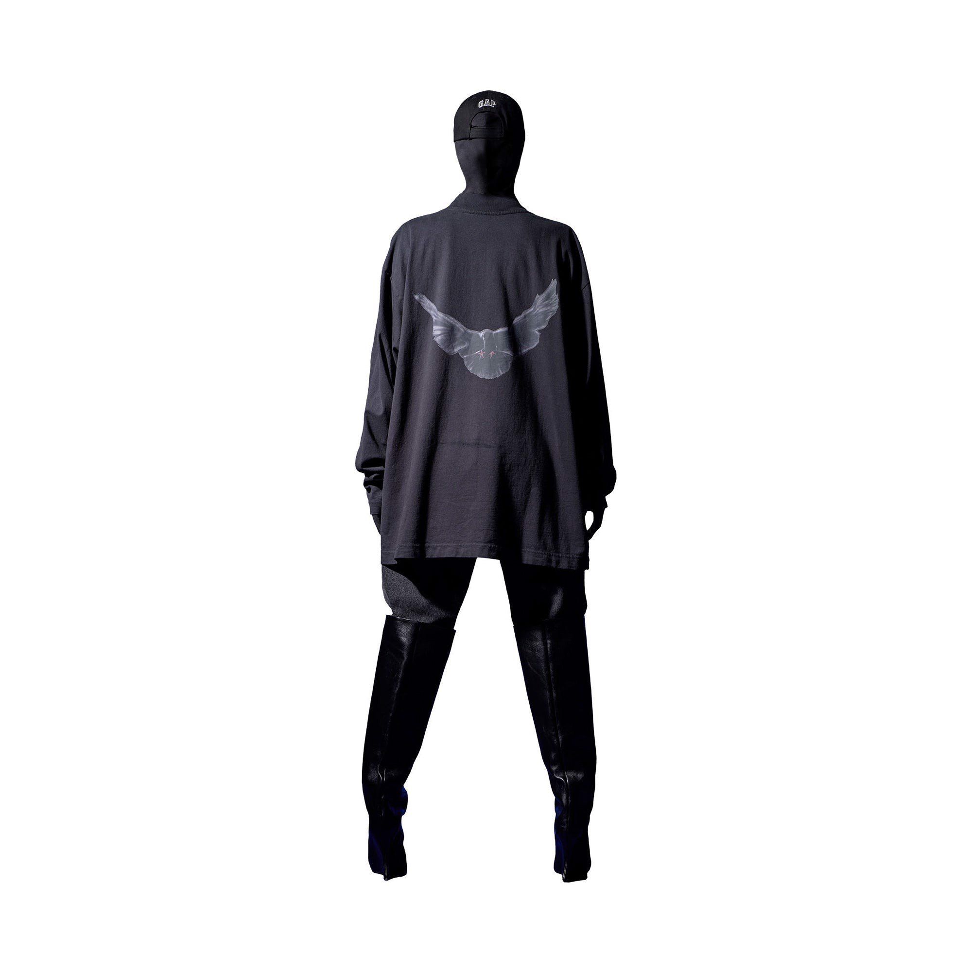 YEEZY GAP engineered by Balenciaga Dove Long-Sleeve Tee - Dark Blue