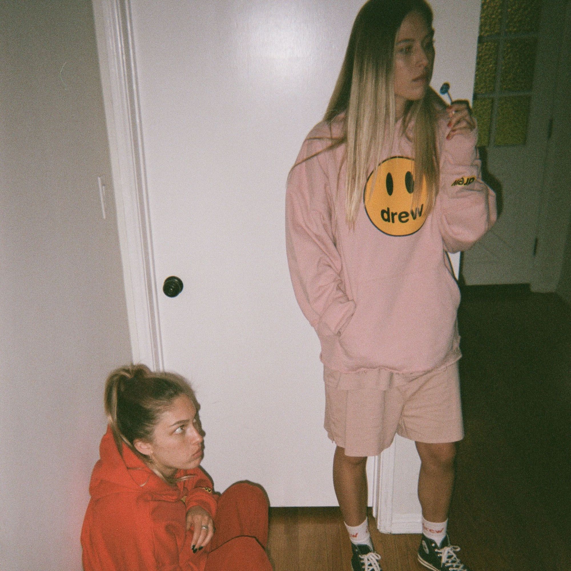  Drew House Deconstructed Mascot Hoodie - Dusty Rose 