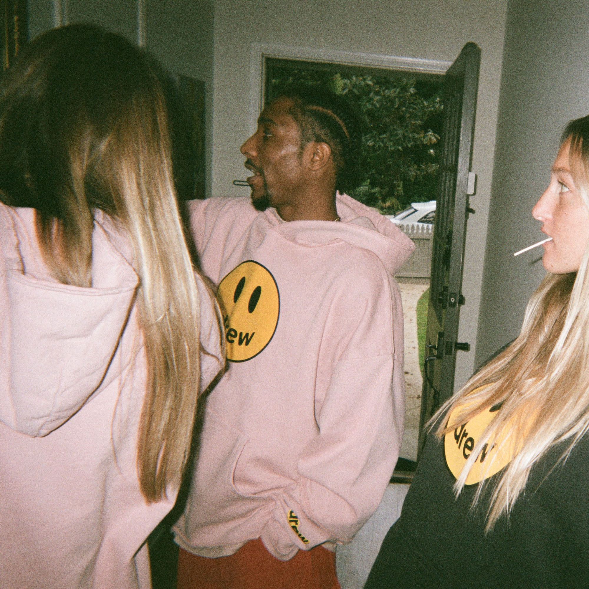 Drew House Deconstructed Mascot Hoodie - Dusty Rose